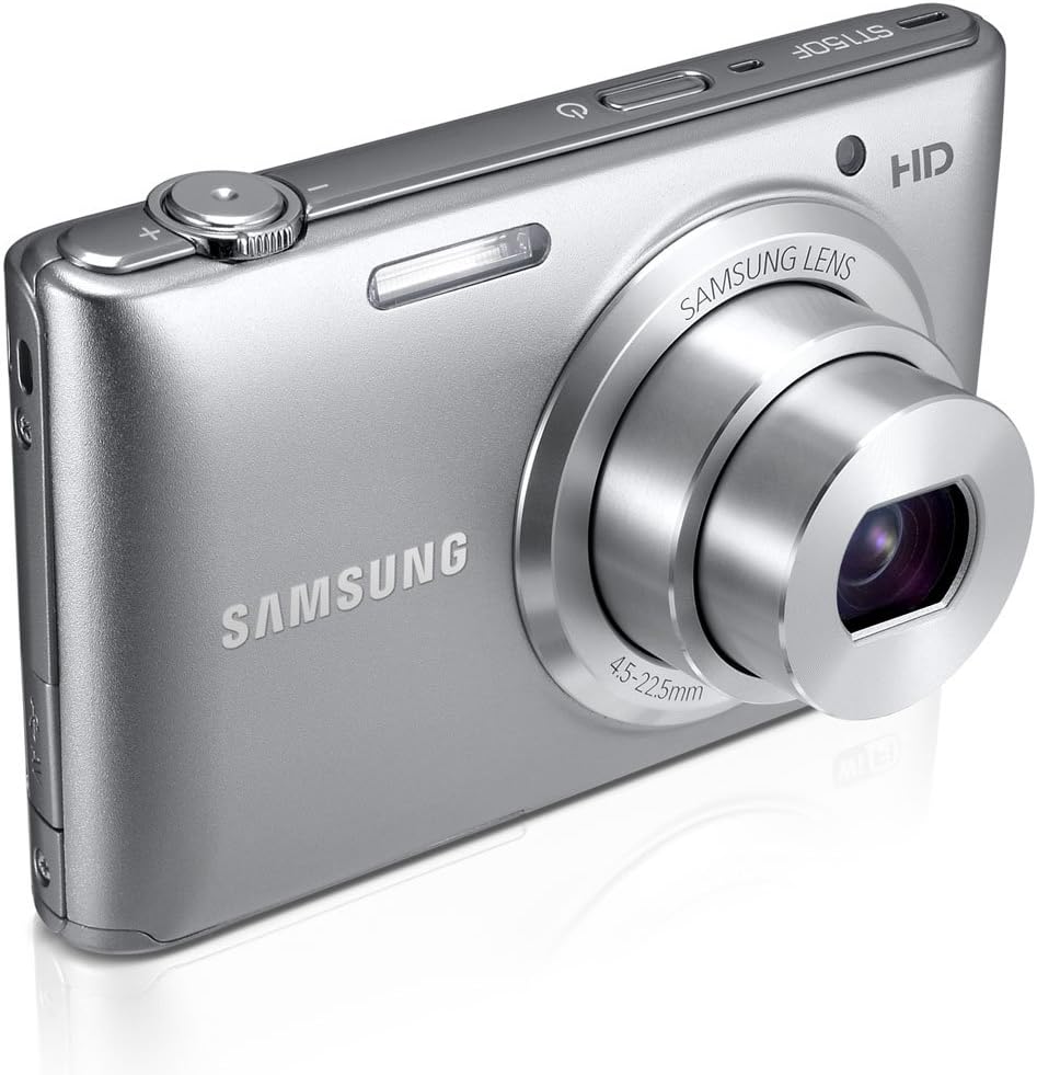 Samsung ST150F 16.2MP Smart WiFi Digital Camera with 5x Optical Zoom and 3.0' LCD Screen (Silver)