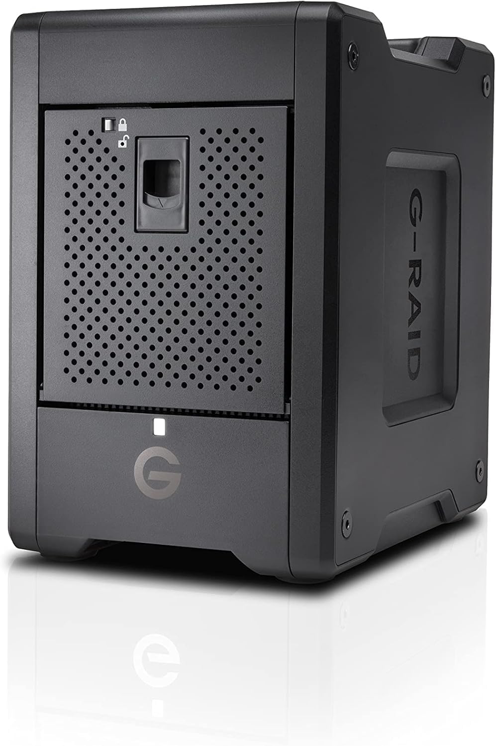 SanDisk Professional 96TB G-RAID Shuttle 4 - Enterprise-Class 4-Bay External Hard Drive, Thunderbolt 3 and USB-C, Transportable, Hardware RAID - SDPH34H-096T-NBAAB