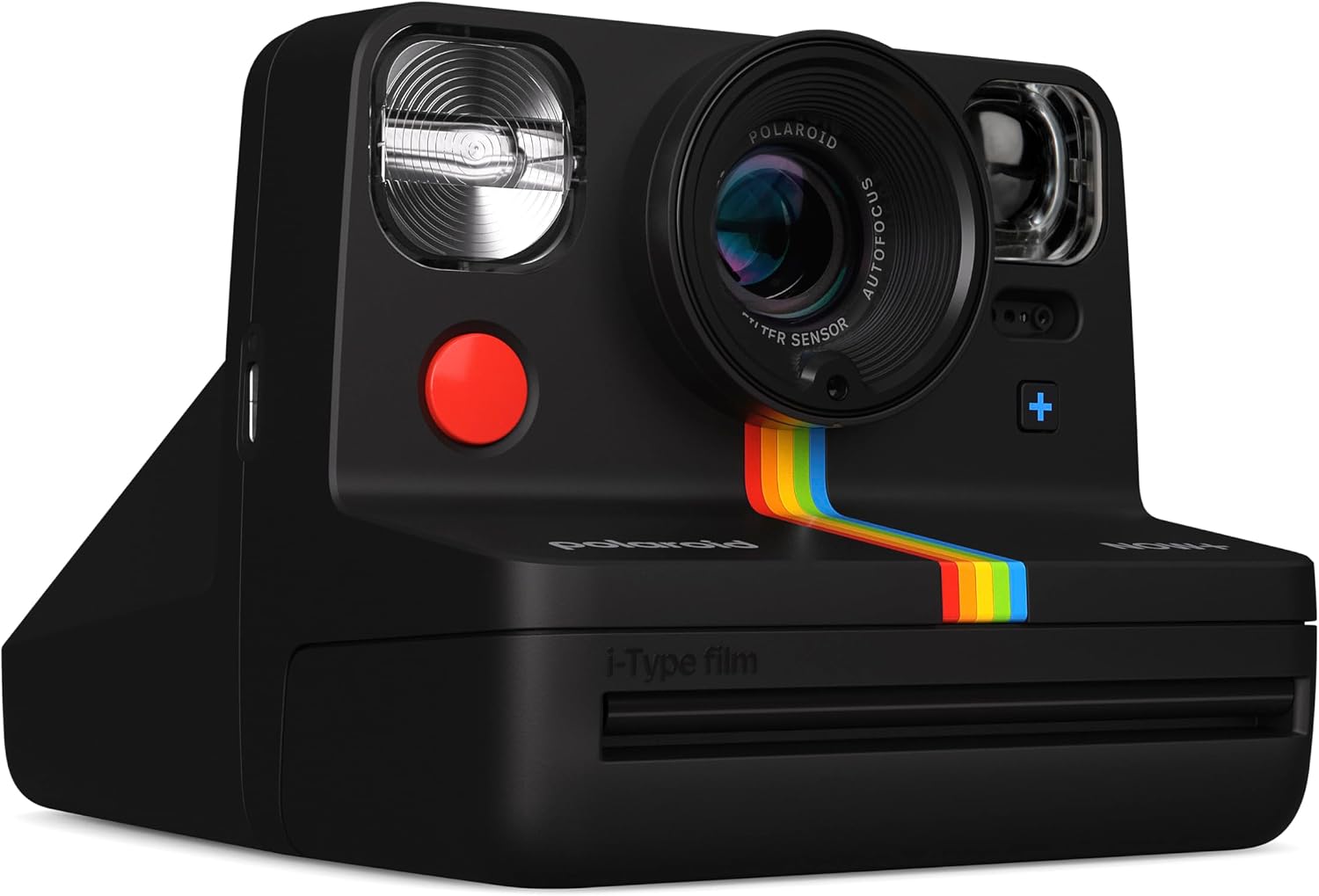Polaroid Now+ 2nd Generation I-Type Instant Film Bluetooth Connected App Controlled Camera - Black (9076)