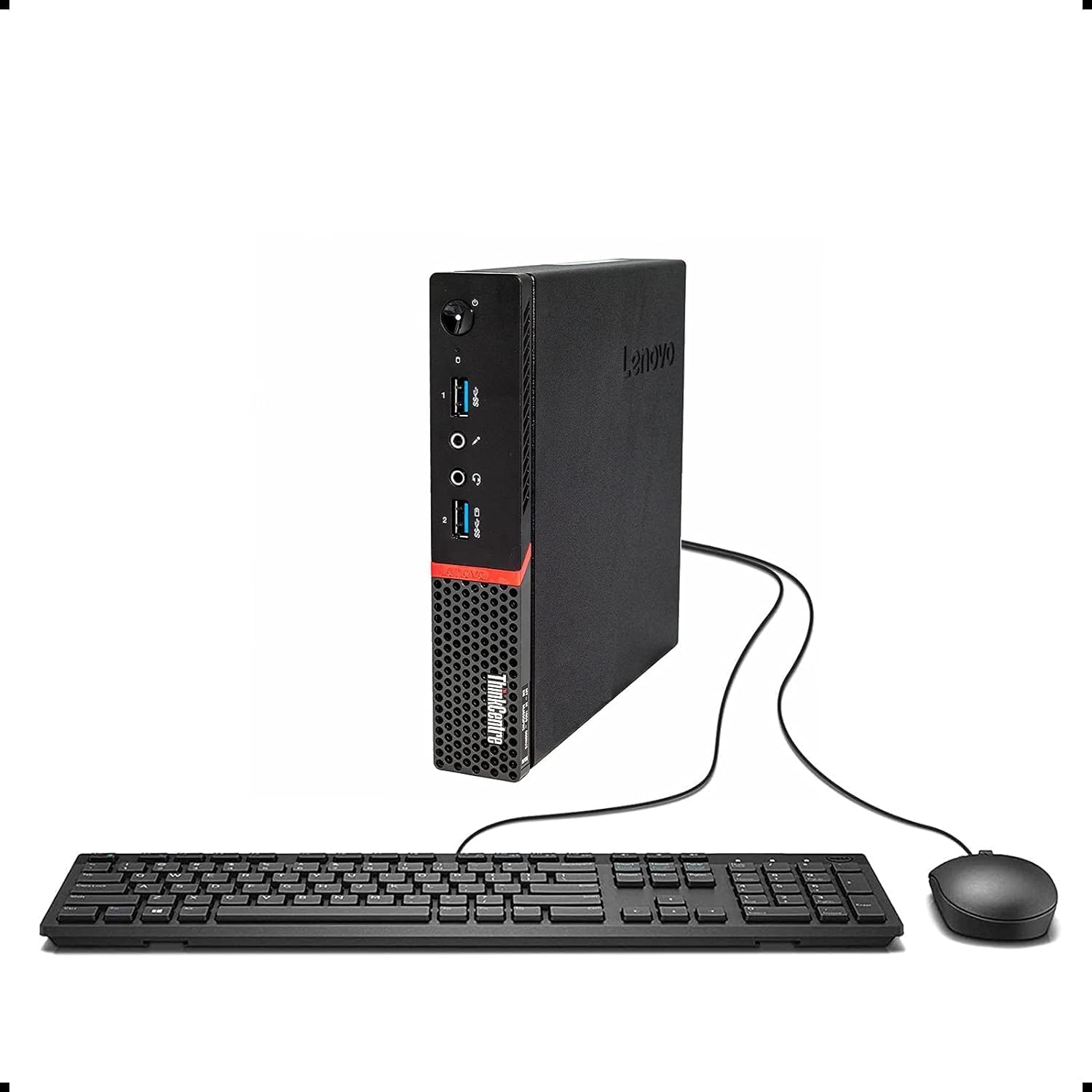 Lenovo Think Center M700 Tiny Desktop PC, Intel Quad Core I5-6500T 2.5GHz up to 3.1G, 8G, 240G SSD, WiFi, BT 4.0, HDMI, USB 3.0, DP Port, W10P64 (Renewed)