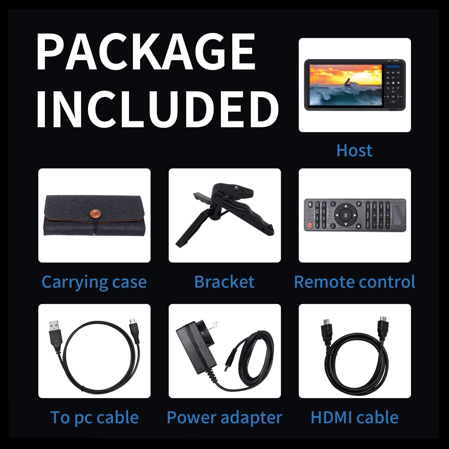 4K60 Video Capture Box-2 Channel HDMI Input with PIP/POP/PMP,Video Recorder with Screen 7 in,Compatible with Consoles, Cameras, Set-Top Boxes, PCs, 4K TVs, Projectors, Monitors