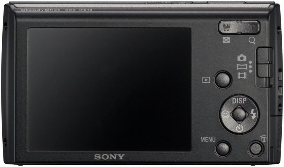 Sony Cyber-Shot DSC-W510 12.1 MP Digital Still Camera with 4x Wide-Angle Optical Zoom Lens and 2.7-inch LCD (Black)