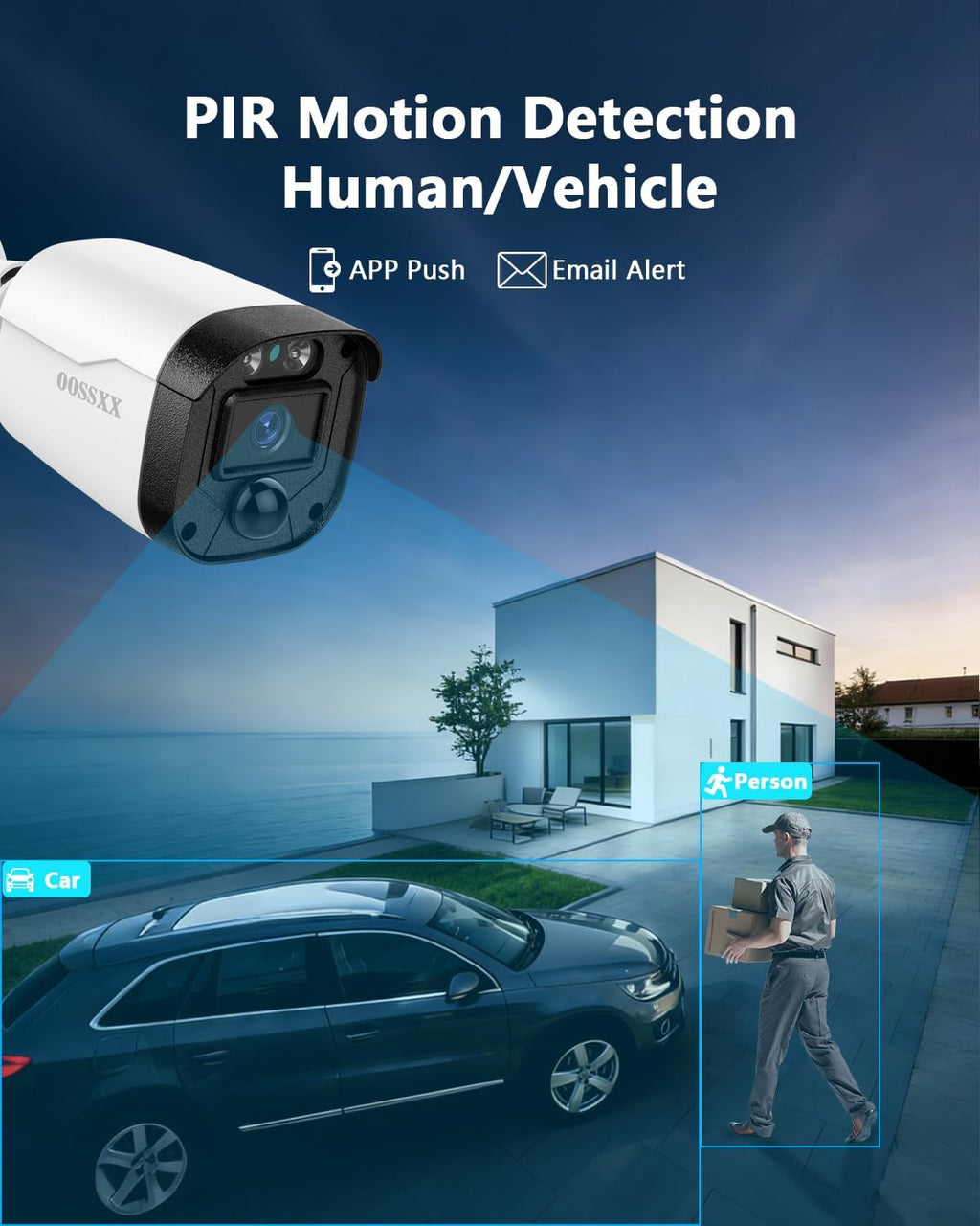 Outdoor Wired Security Camera System Home Video Surveillance Cameras Systems