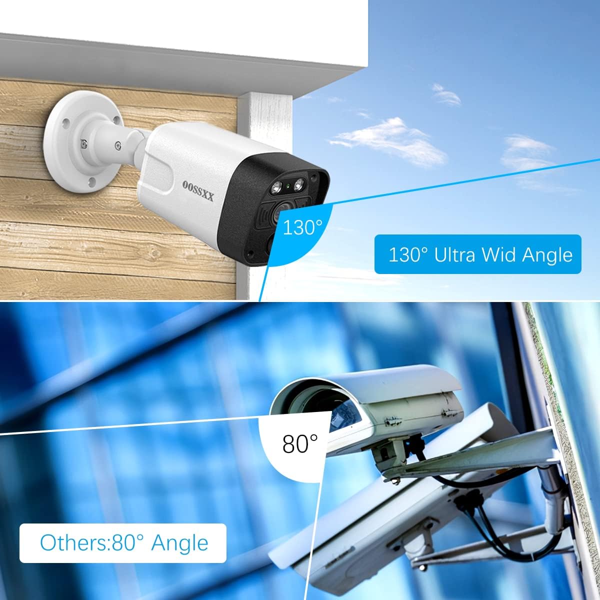 (2026 Update) 4K PoE Security Camera System w/PIR & AI Human Detection, 8CH NVR w/ 4TB HDD, 8 Cameras, 130° Ultra Wide Angle, 60-Day Recording, 2-Way Audio, Remote Control, No Monthly Fee