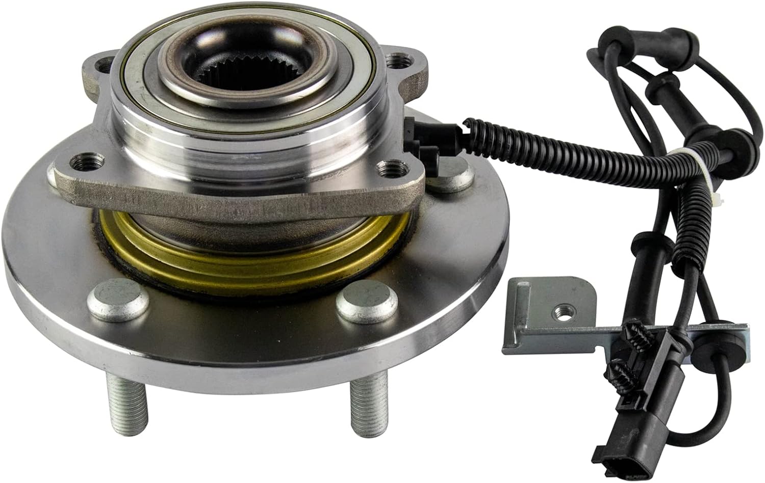 TRQ 2 Piece Front Wheel Bearing & Hub Assembly Set with ABS Sensor Compatible with 2012-2016 Chrysler Town & Country 2012-2020 Dodge Grand Caravan 2012-2015 Ram C/V 2013-2014 Volkswagen Routan
