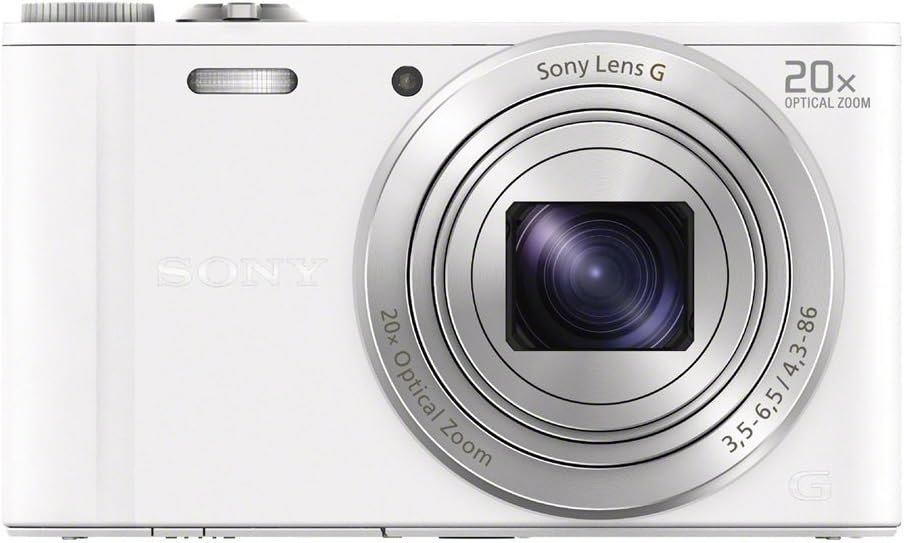 Sony DSC-WX300/W 18 MP Digital Camera with 20x Optical Image Stabilized Zoom and 3-Inch LCD (White)