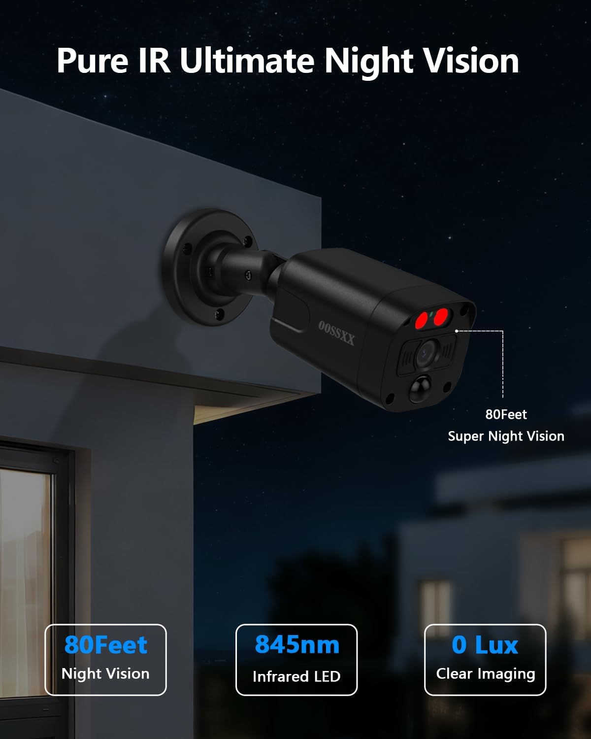 (2026 Update) 4K PoE Security Camera System w/PIR & AI Human Detection, 12CH NVR w/ 3TB HDD, 4 Cameras, 130° Ultra Wide Angle, 45-Day Recording, 2-Way Audio, Remote Control, No Monthly Fee