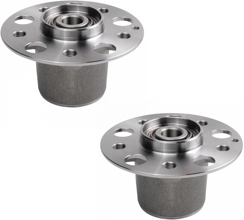 TRQ 2 Piece Front Wheel Bearing & Hub Assembly Set Compatible with 2012-2015 Mercedes-Benz C250 2008-2010 C300 2008-2015 C350 2010-2014 E350 2015-2017 E400 2010-2017 E550 2017-2020 SLC300 SLK250 2016