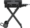 Charbroil® 22' Performance Series™ Folding Cart 2-Burner Portable Propane Gas Griddle, Black - 463711223
