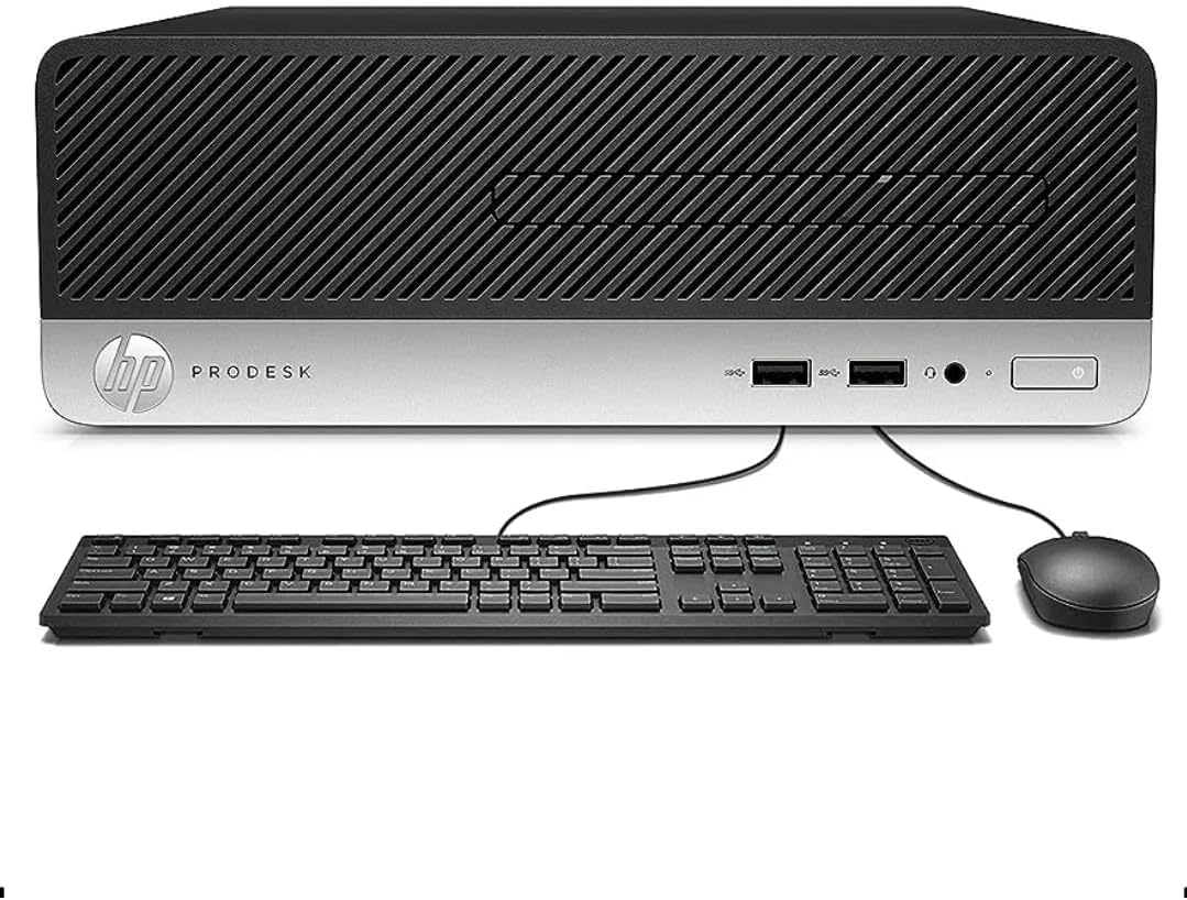 HP ProDesk 400 G5 SFF High Performance Business Desktop Computer, Intel Six Core i5-8500 up to 4.1GHz, 16G DDR4, 256G SSD, WiFi, BT, 4K Support, DP, VGA, Windows 11 (Renewed)
