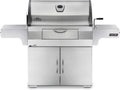 Napoleon Stainless Steel PRO 605 Charcoal Professional BBQ Grill - PRO605CSS - Professional Style Charcoal Barbecue Grill, Full Size Cart Model Charcoal BBQ, Smoker Charcoal BBQ