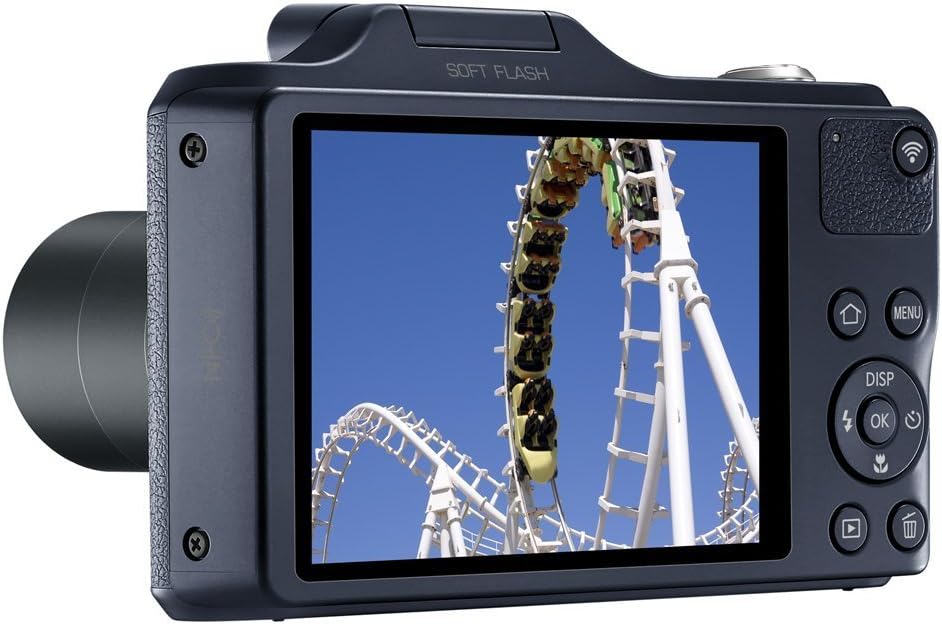 Samsung WB50F 16.2MP Smart WiFi & NFC Digital Camera with 12x Optical Zoom and 3.0' LCD (Black)