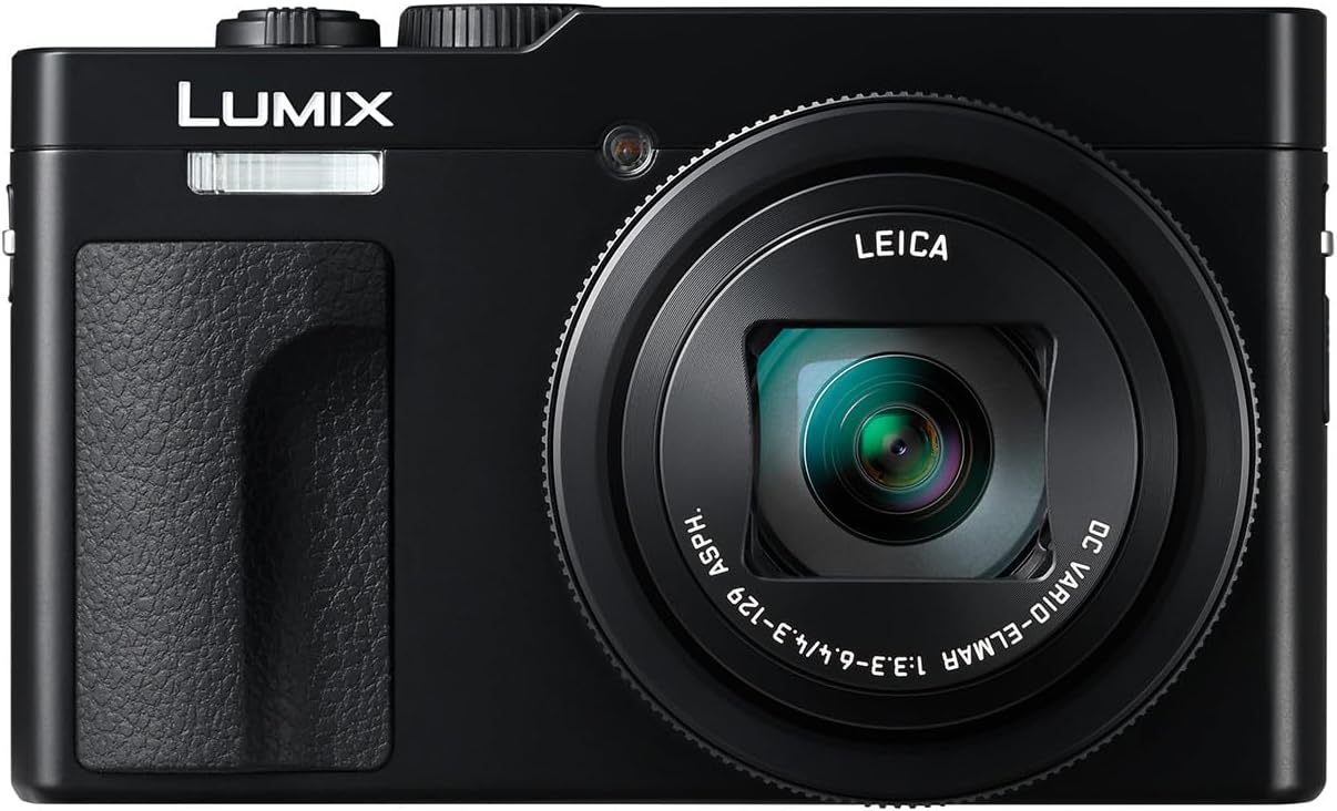 Panasonic LUMIX TZ/ZS99 Point and Shoot Camera, Compact Camera for Travel with 30x Zoom with 24-720mm Zoom Lens, and 4K Video/Photo, Great for Travel and Concerts, DC-TZ99 (Black)