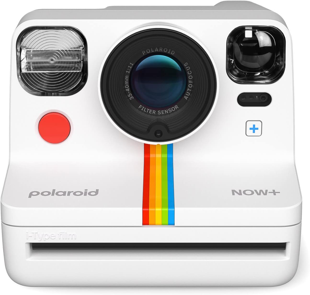 Polaroid Now 2nd Generation I-Type Instant Film Camera (White), Shoot and Print Bundle with Magnetic/Hanging Photo Frames and Color Instant Film (8 Exposures) (3 Items)