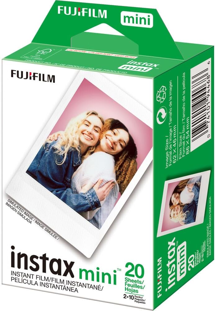 Fujifilm instax mini Instant Daylight Film Pack, 20 Exposures, 15-Pack