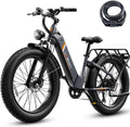 Jasion Thunder/PRO/ST Electric Bike,2000W/1800W Peak Ebikes for Adults,26''Fat Tire Best Ebike for Men,90/80 Miles with 1040Wh/864Wh Battery,35/30+MPH Max Speed Bicycles,500/400LB Capacity