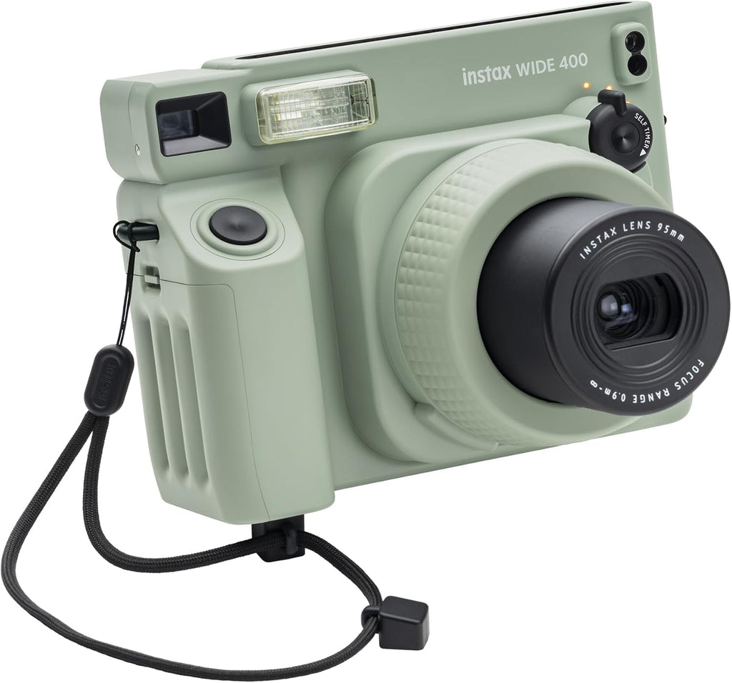 Fujifilm INSTAX Wide 400 Instant Camera - Sage Green (Camera w/ 4 Wide Twin Packs)