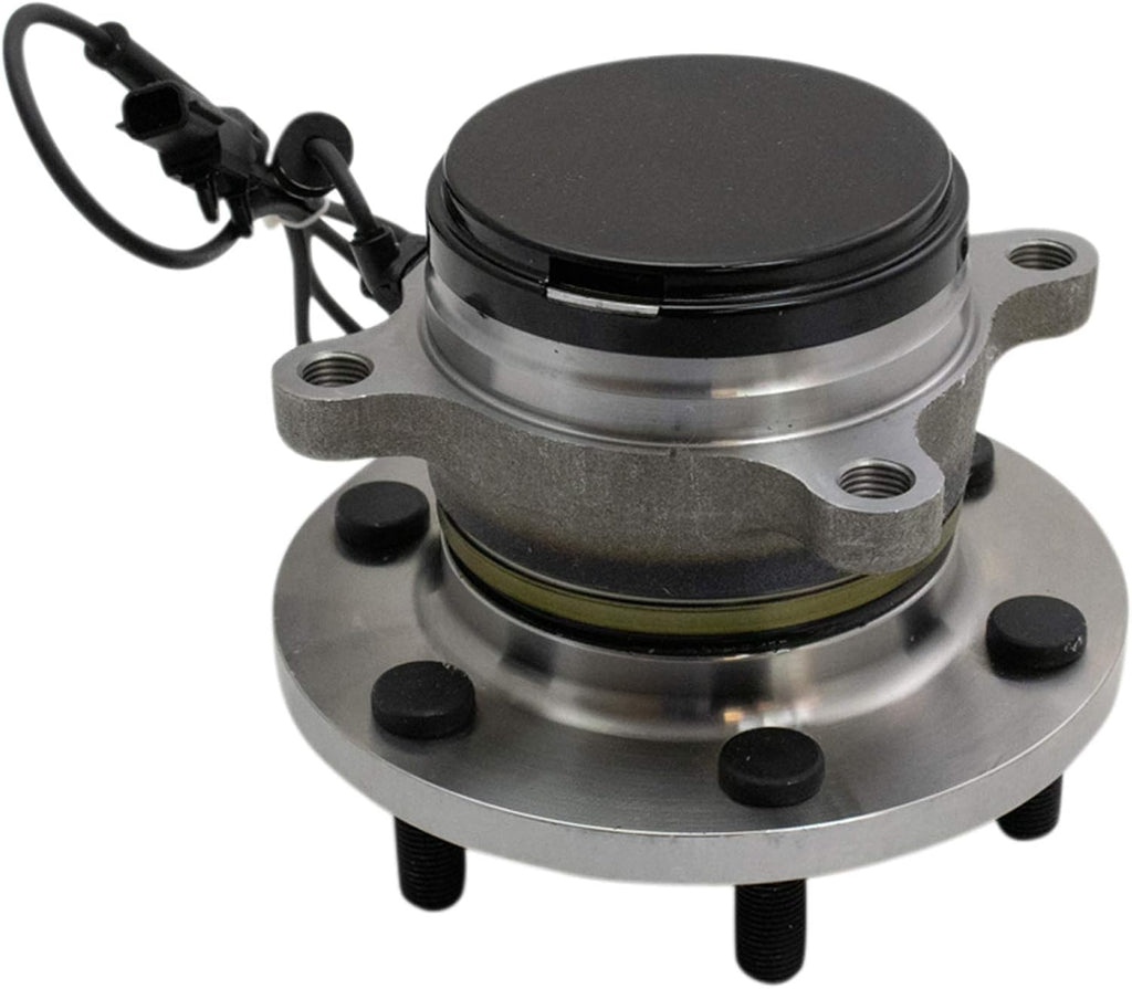 TRQ Front Driver and Passenger Side Wheel Bearing and Hub Assembly Set 2 Piece Compatible with 2016-2019 Nissan Titan XD Rear Wheel Drive