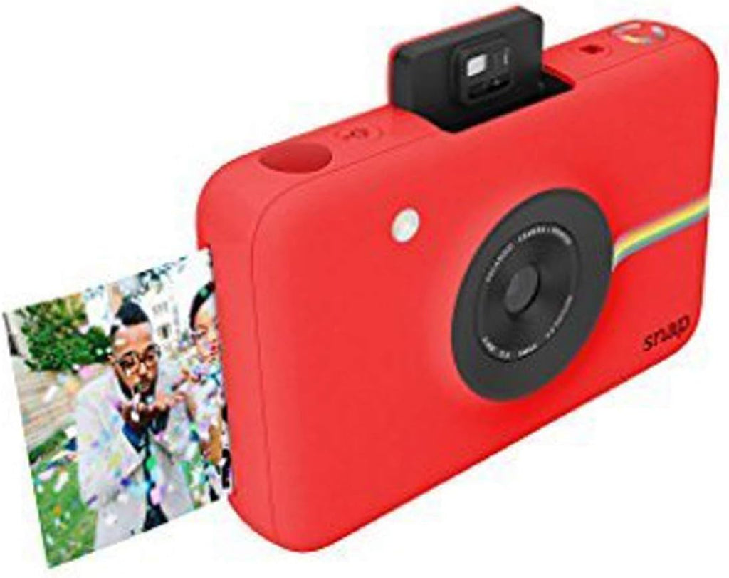 Zink Polaroid Snap Instant Digital Camera (Red) with ZINK Zero Ink Printing Technology