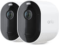 Arlo Pro Security Camera 2K HDR (5th Gen, 2022 Release) - Wireless Outdoor Camera, Rechargeable Removeable Battery, Event Captions, Emergency Response, 1-Month Trial of Secure Plan, 2 Cam, White