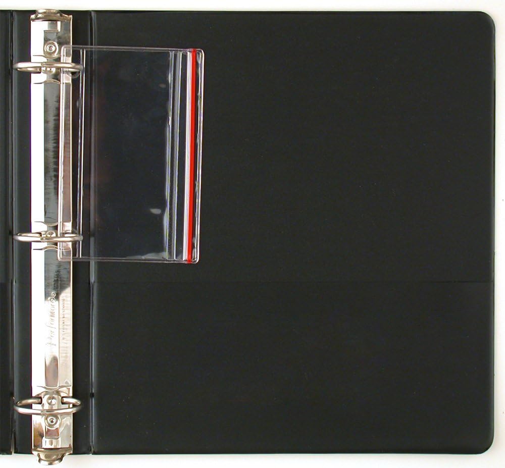 StoreSMART - Flash Drive Zipper Case for 3-Ring Binders - 100-Pack - Vinyl Plastic - R1831-FLASH100 - Made in USA