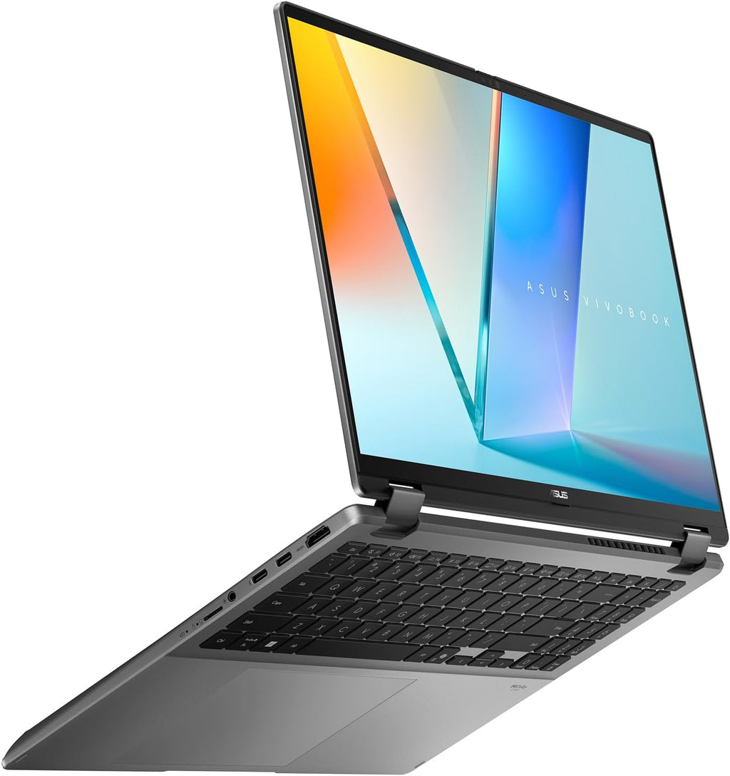ASUS Vivobook 16 Flip Laptop (2026), Copilot+ PC, 16' 16:10 WUXGA OLED Touch Display, Intel® Core™ Ultra 7 256V Processor, Intel® Arc™ Graphics, 16GB RAM, 512GB SSD, WiFi 7, Windows 11 Home