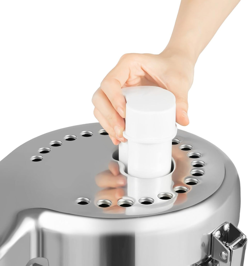 Commercial Juice Extractor Machine 110V 370W 2800RPM Electric Stainless Steel Juice Machine, Heavy Duty Fruit and Vegetable Juicer Automatic Centrifugal Juicer Machine, 80-100kg/hr