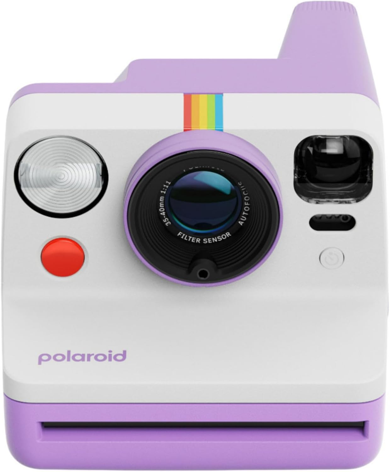 Polaroid Now Generation 3 Purple Analog Instant Camera with Tripod Mount Bundle with B&W Film and Accessories