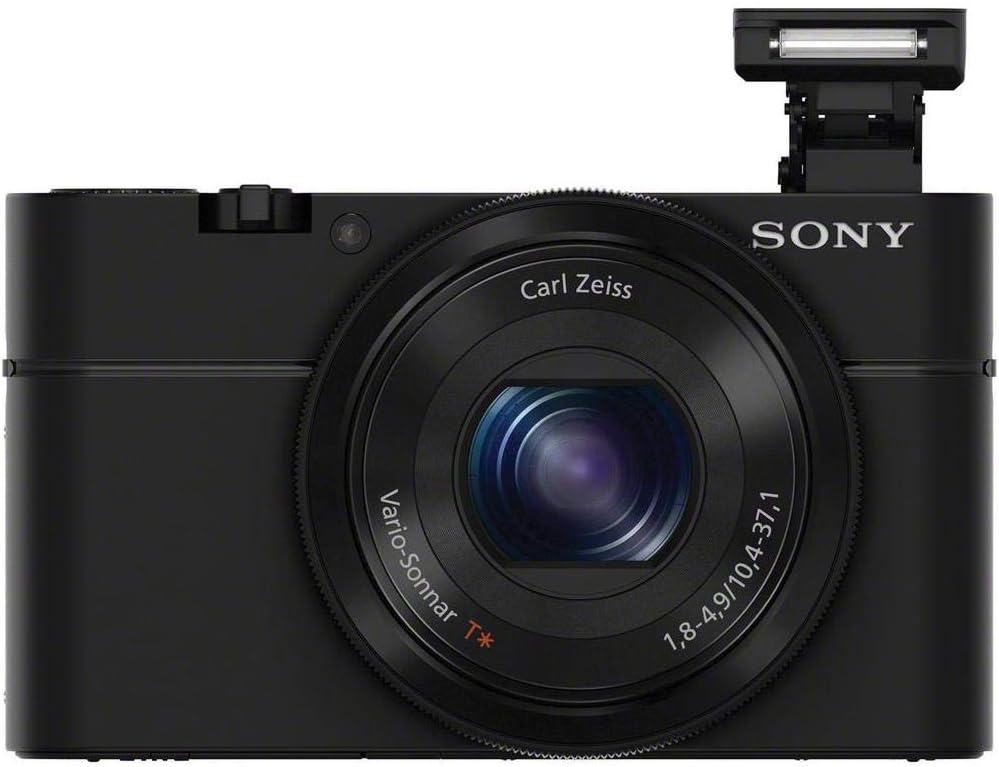 Sony RX100 20.2 MP Premium Compact Digital Camera w/ 1-inch sensor, 28-100mm ZEISS zoom lens, 3' LCD