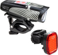 NiteRider Lumina Pro 1200 + Vmax+ 150 Bike Light Set USB-C Rechargeable Bicycle Headlight LED Front and Rear Combo IP64 Water Resistant Mountain Road City Commuting Cycling Safety Flash