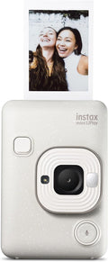 Fujifilm INSTAX Mini LIPLAY Hybrid Instant Camera - Misty White