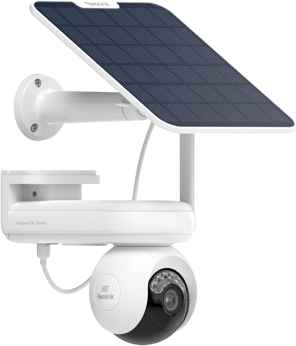 REOLINK Altas PT Ultra - 4K Security Camera Outdoor, 500 Days Battery Life, ColorX Night Vision Solar Camera Outdoor Wireless, 360° Pan Tilt Auto Tracking, Dual-Band Wi-Fi 6, Smart Detection