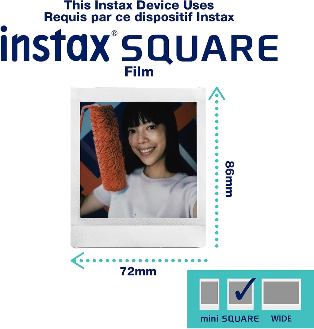 FUJIFILM Instax Square SQ1 Instant Camera - Chalk White