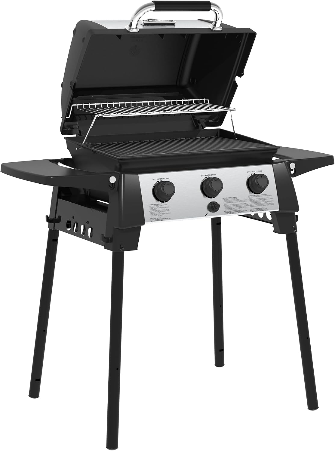 Broil King 952654 Porta-Chef 320 Portable Propane Grill in Stainless Steel and Black