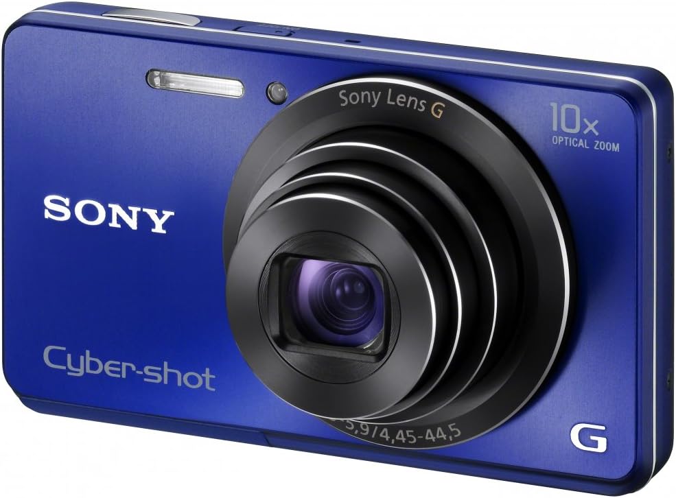 Sony Cyber-shot DSC-W690 16.1 MP Digital Camera with 10x Optical Zoom and 3.0-inch LCD (Blue) (2012 Model)