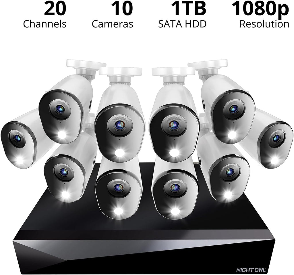 Night OWL FTD2-161-10L HD DVR Security KIT