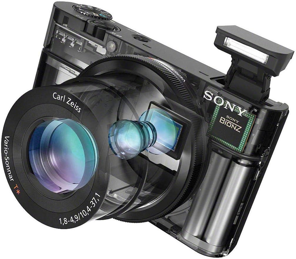 Sony RX100 20.2 MP Premium Compact Digital Camera w/ 1-inch sensor, 28-100mm ZEISS zoom lens, 3' LCD
