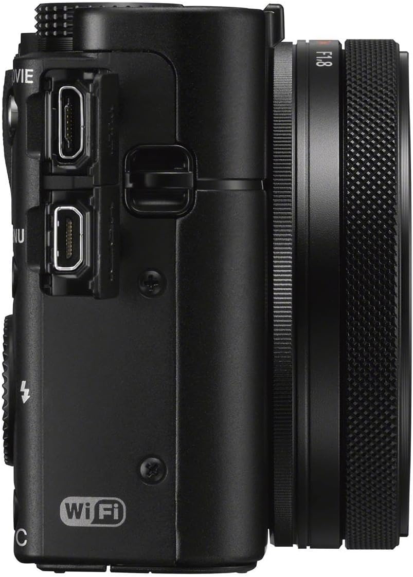 Sony RX100V Cyber-Shot Digital Camera 20.1MP CMOS Image Sensor - DSC-RX100M5A/B, Black
