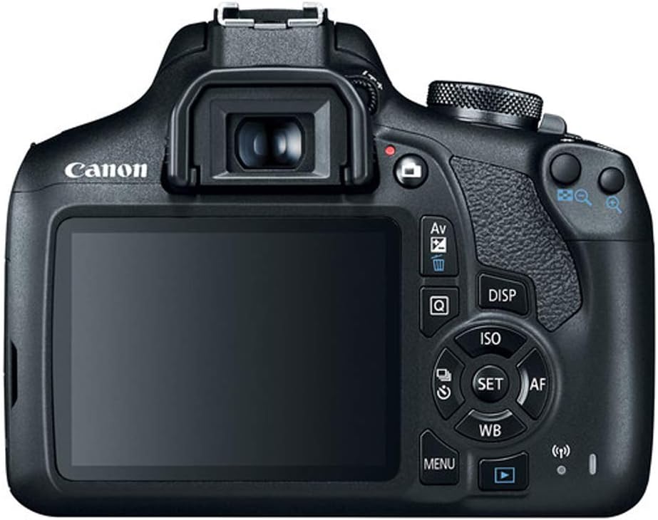 Canon EOS Rebel T7 DSLR Camera with EF-S 18-55mm f/3.5-5.6 is II Lens Plus Double Battery Tripod Cleaning Kit and Deco Gear Deluxe Case Accessory Bundle