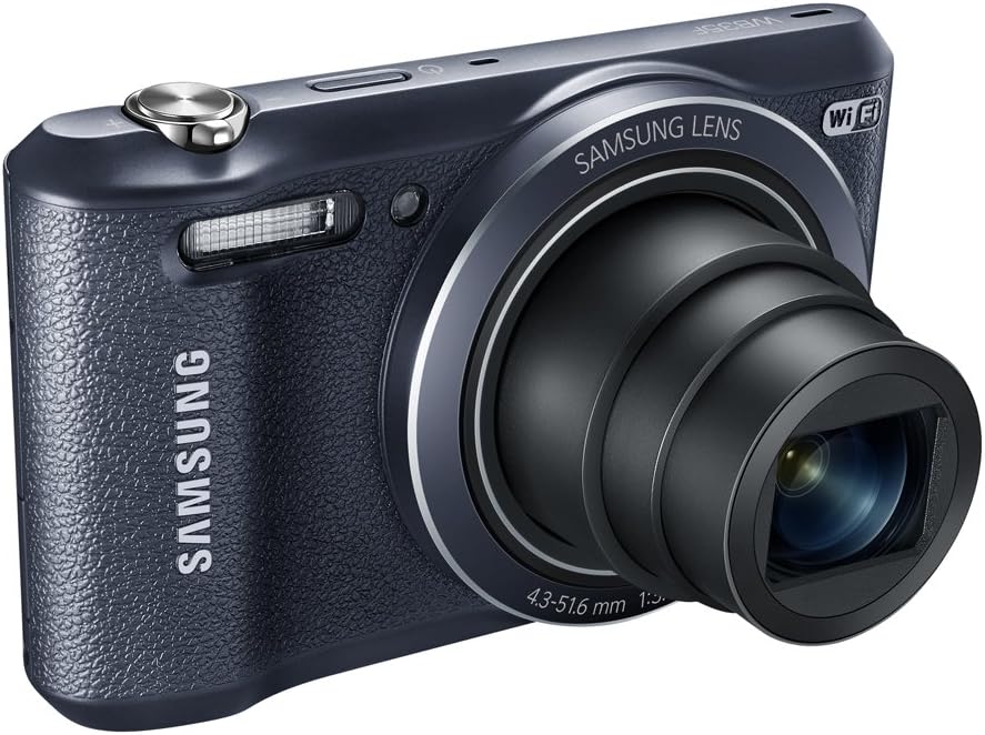 Samsung WB35F 16.2MP Smart WiFi & NFC Digital Camera with 12x Optical Zoom and 2.7' LCD (Black)