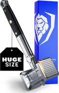 Dalstrong Meat Tenderizer Tool - NEW IMPROVED - Dual Sided, Extra-Large Meat Hammer - Premium High-Carbon Stainless Steel - Meat Mallet - Chef Pounder - Black G10 Handle