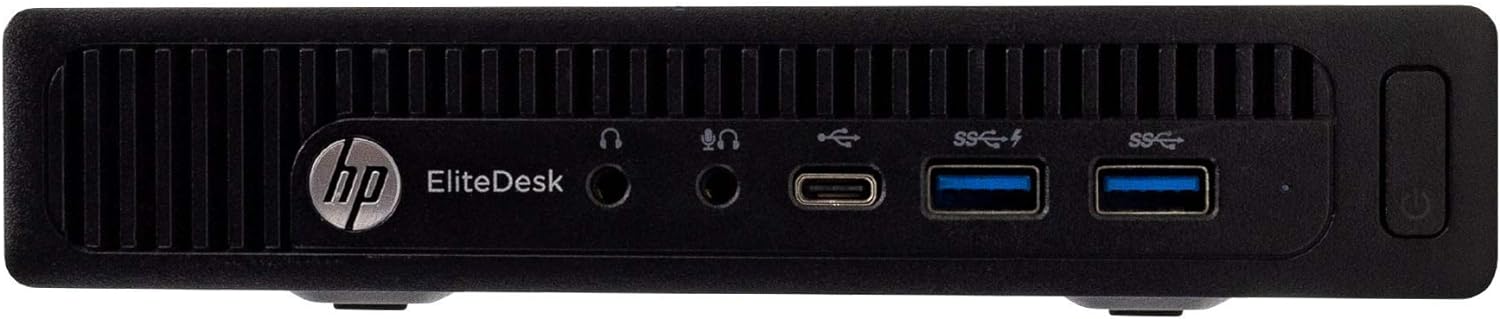 HP EliteDesk 800 G2 Desktop Mini Business PC, Intel Quad-Core i5-6500T up to 3.1G, 16GB DDR4, 240GB SSD, VGA, DP, Win 11 Pro 64 bit (Renewed)