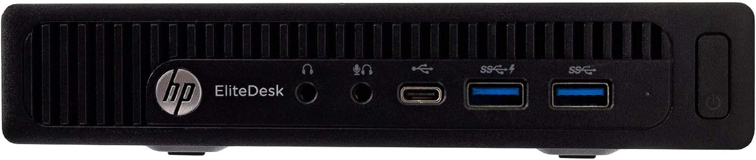 HP EliteDesk 800 G2 Mini Business Desktop PC Intel Quad-Core i5-6500T up to 3.1G,16GB DDR4,512GB SSD,VGA,DP Port,Windows 10 Professional 64 Bit-Multi-Language-English/Spanish (Renewed)