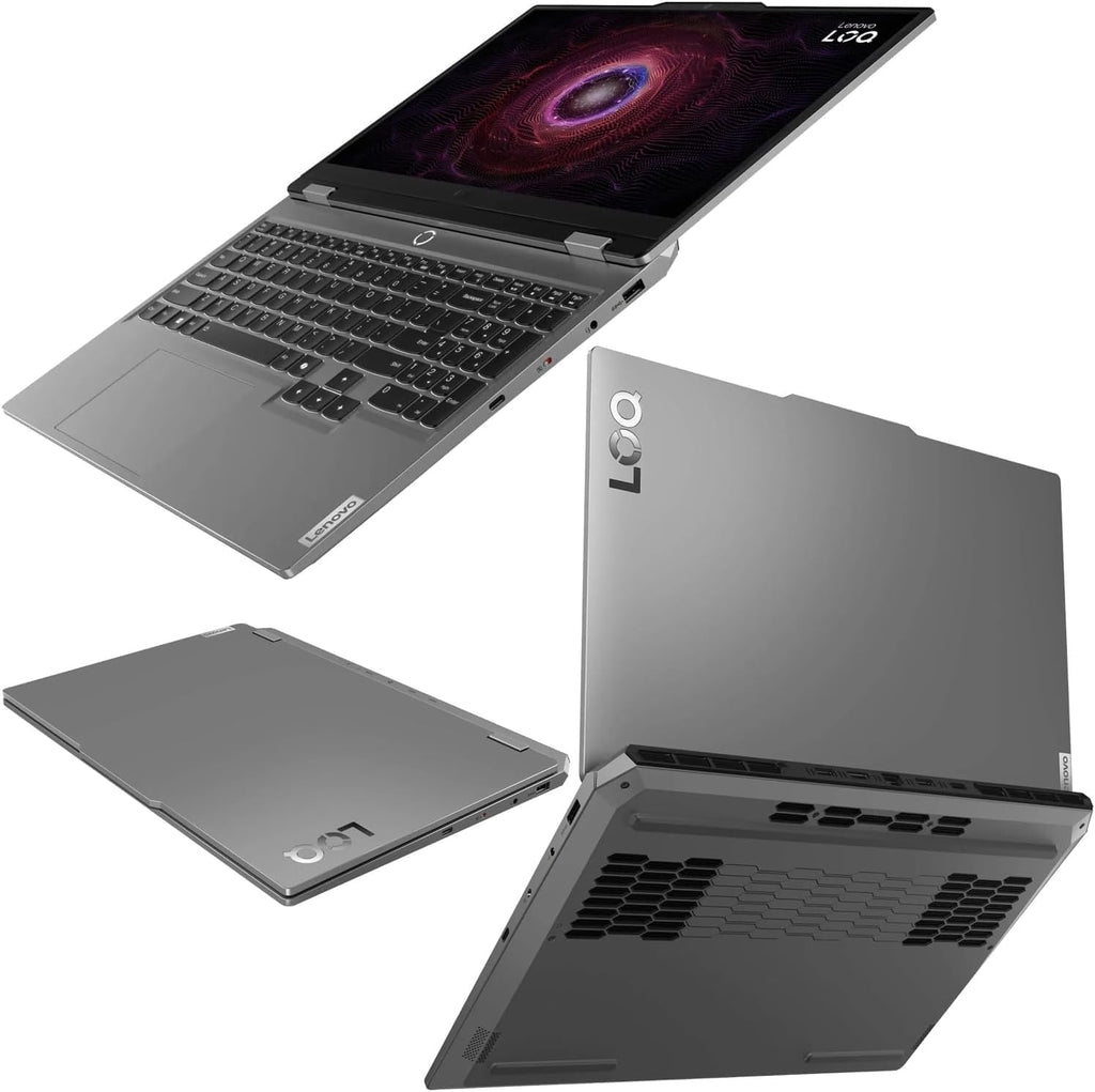 Lenovo LOQ Gaming Laptop, 15.6' FHD 144Hz Display, AMD Ryzen 5 7235HS Processor, GeForce RTX 4050, 16GB DDR5, 1TB SSD, Wi-Fi 6, Ethernet, USB-C, HDMI, Backlit Keyboard, Windows 11 Home