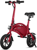 Jetson Bolt Electric Bike, Foot Pegs, Easy-Folding, Built-in Carrying Handle, Twist Throttle, Cruise Control, Up to 15.5 MPH, Range Up to 15 Miles, Ages 13+
