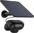 REOLINK Argus 4 Pro Black, 4K Dual-Lens 180° Solar Security Cameras Wireless Outdoor, 8MP ColorX Night Vision for Home Surveillance, 5G/2.4GHz WiFi, AI Detection, No Subscription, Home Hub Compatible