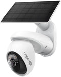 Tapo 4K Outdoor Pan/Tilt Wireless Security Camera - Battery with Solar Charging, 360° Motion Track, 24/7 Capture, Person/Vehicle Detection, Subscription-Free Local Storage or Optional Cloud, C660 KIT