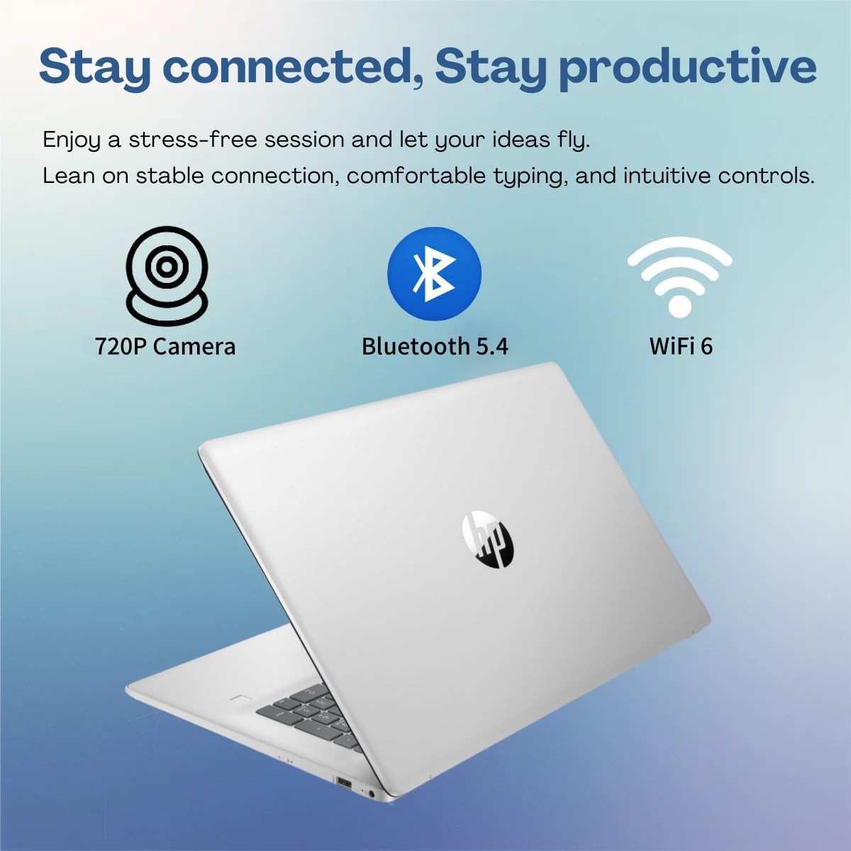 HP 17 inch Business Laptop 2025 New, 17.3' HD+ BrightView 250 nits Display, Backlit Keyboard, Intel 13th Gen i5 (Up to 4.6GHz), 32 GB RAM, 2 TB SSD, BT 5.4, Windows 11 Pro, Accessories