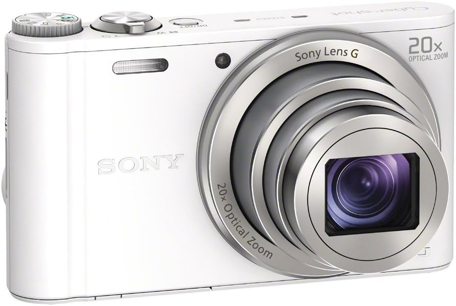 Sony DSC-WX300/W 18 MP Digital Camera with 20x Optical Image Stabilized Zoom and 3-Inch LCD (White)