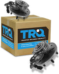 TRQ Front Left and Right Wheel Bearing and Hub Assembly Set 2 Piece Compatible with 2009-2010 Ford F-150 Rear Wheel Drive 6 Lug Wheels